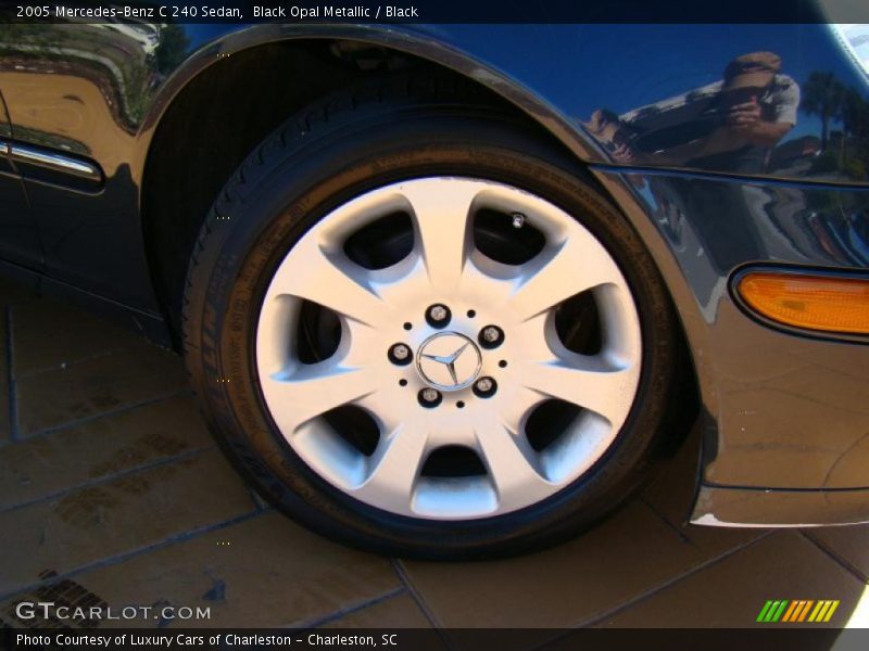 Black Opal Metallic / Black 2005 Mercedes-Benz C 240 Sedan