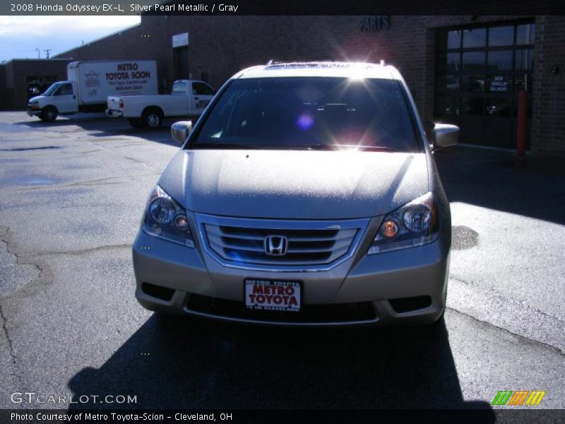 Silver Pearl Metallic / Gray 2008 Honda Odyssey EX-L