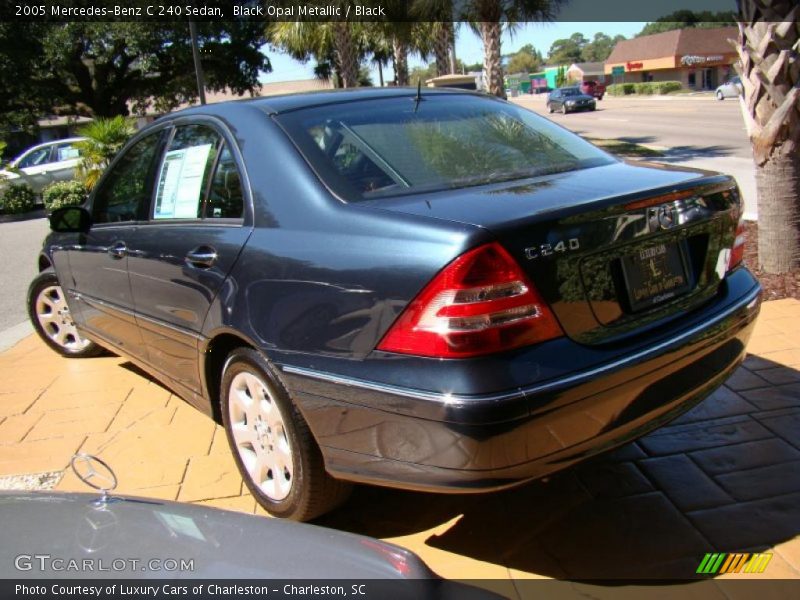 Black Opal Metallic / Black 2005 Mercedes-Benz C 240 Sedan