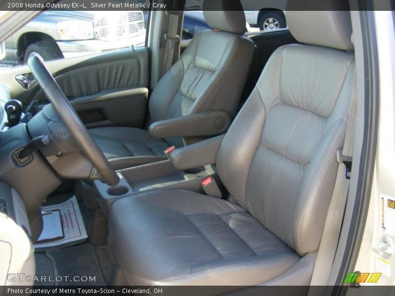 Silver Pearl Metallic / Gray 2008 Honda Odyssey EX-L