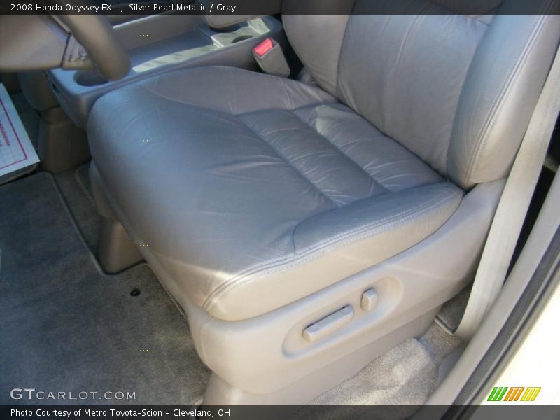 Silver Pearl Metallic / Gray 2008 Honda Odyssey EX-L