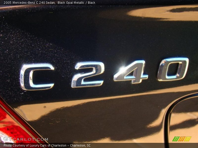 Black Opal Metallic / Black 2005 Mercedes-Benz C 240 Sedan