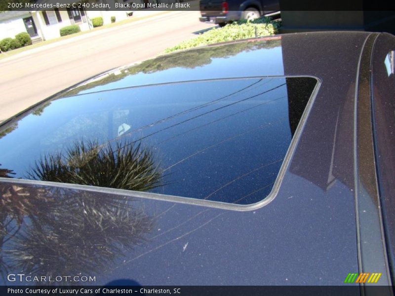 Black Opal Metallic / Black 2005 Mercedes-Benz C 240 Sedan