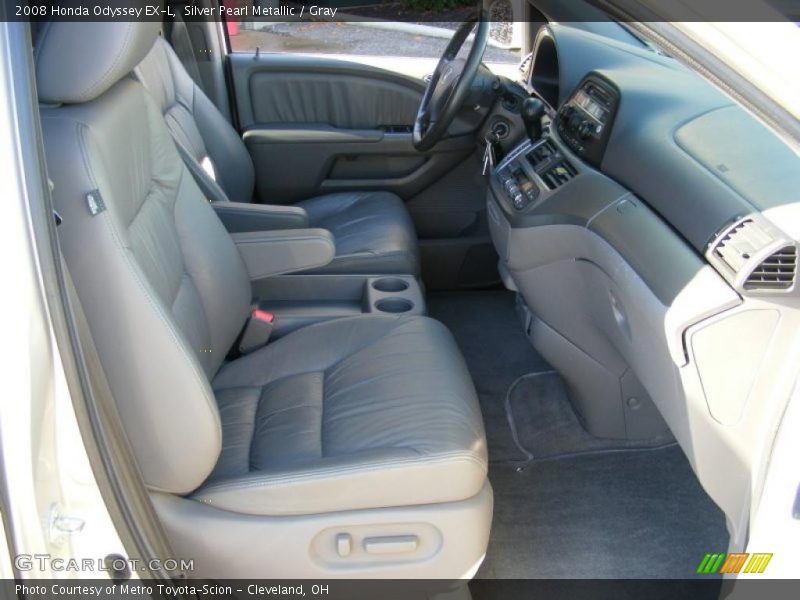 Silver Pearl Metallic / Gray 2008 Honda Odyssey EX-L