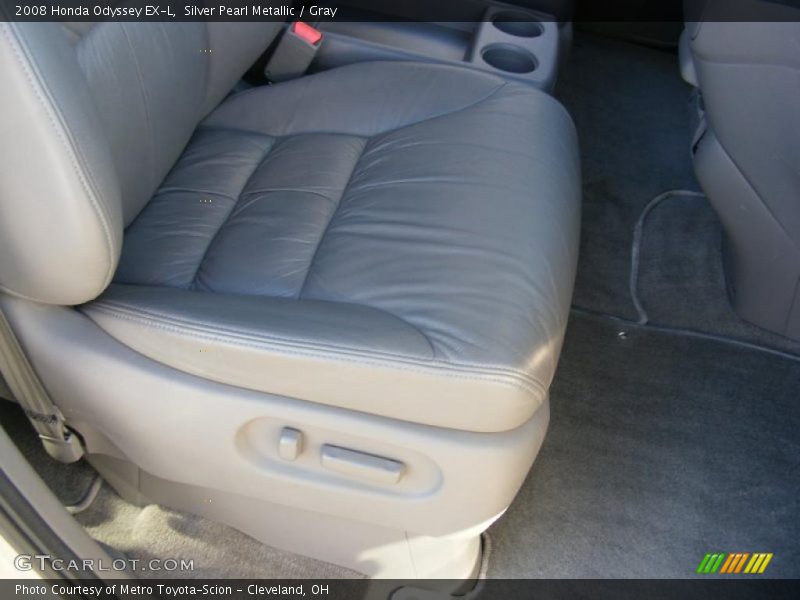 Silver Pearl Metallic / Gray 2008 Honda Odyssey EX-L