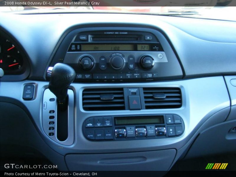 Silver Pearl Metallic / Gray 2008 Honda Odyssey EX-L