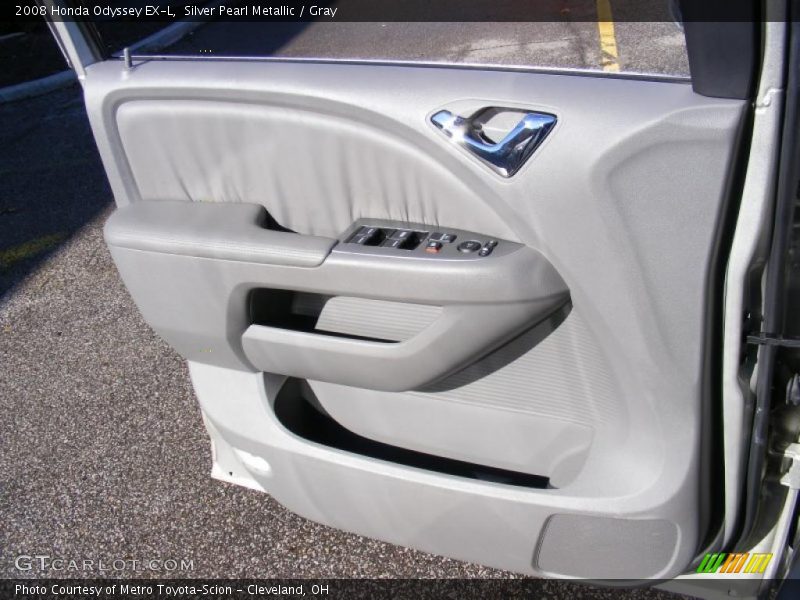 Silver Pearl Metallic / Gray 2008 Honda Odyssey EX-L