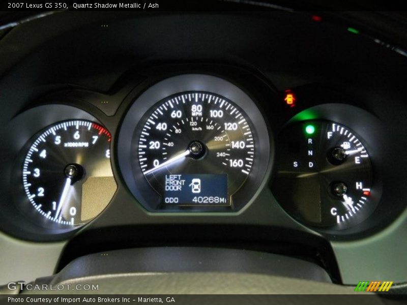 Quartz Shadow Metallic / Ash 2007 Lexus GS 350