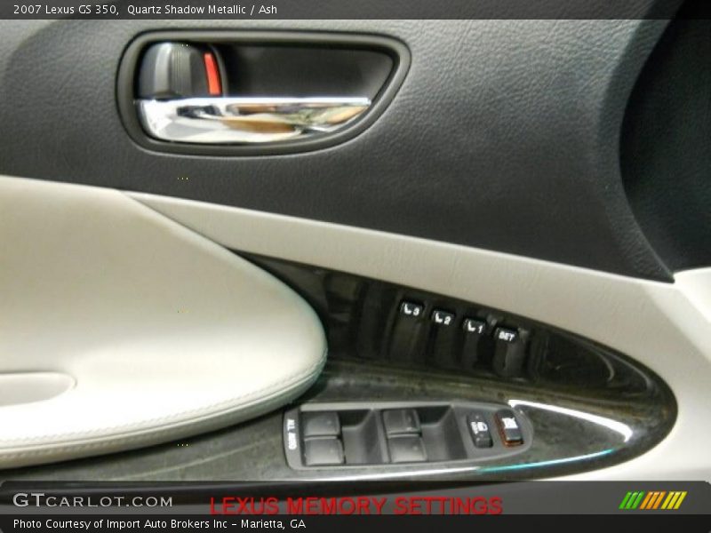Quartz Shadow Metallic / Ash 2007 Lexus GS 350