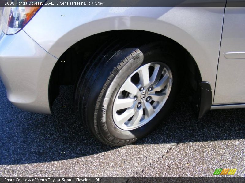 Silver Pearl Metallic / Gray 2008 Honda Odyssey EX-L