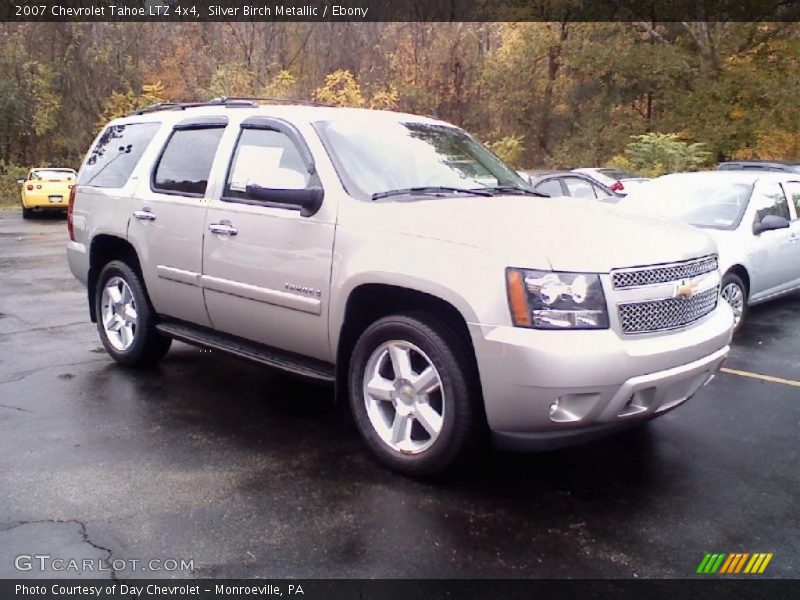 Silver Birch Metallic / Ebony 2007 Chevrolet Tahoe LTZ 4x4
