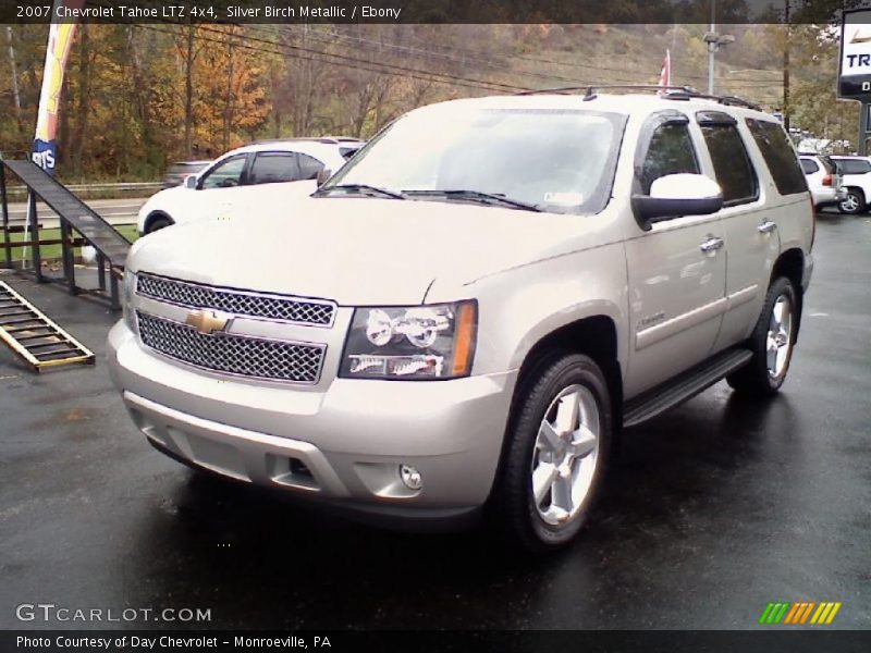 Silver Birch Metallic / Ebony 2007 Chevrolet Tahoe LTZ 4x4