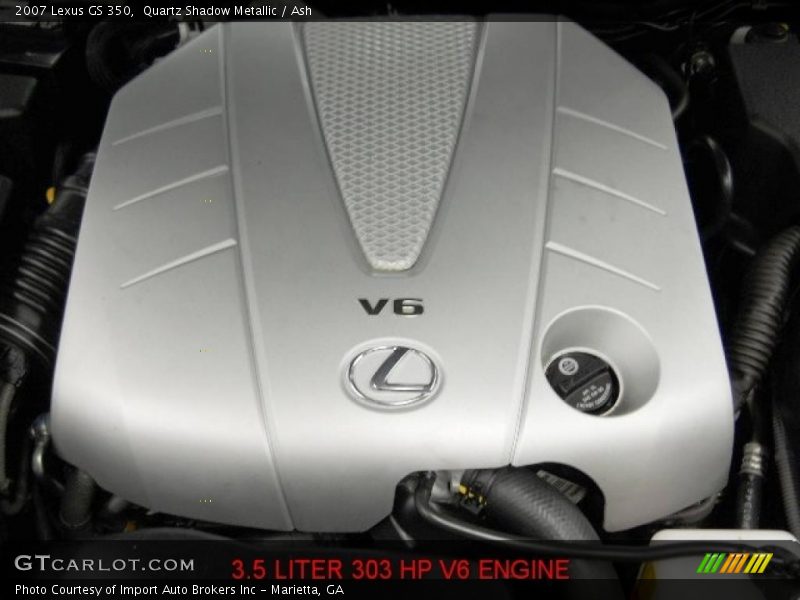 Quartz Shadow Metallic / Ash 2007 Lexus GS 350