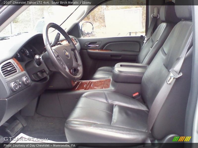 Silver Birch Metallic / Ebony 2007 Chevrolet Tahoe LTZ 4x4