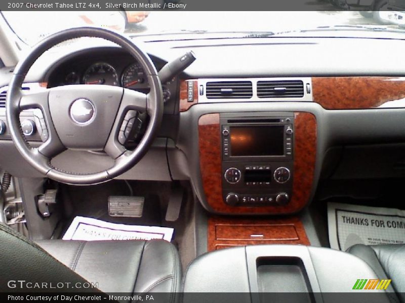 Silver Birch Metallic / Ebony 2007 Chevrolet Tahoe LTZ 4x4