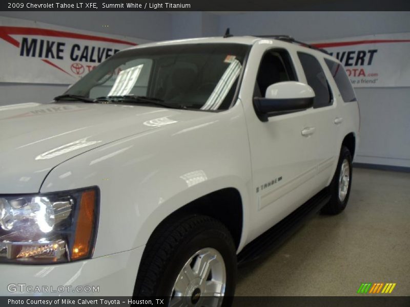 Summit White / Light Titanium 2009 Chevrolet Tahoe LT XFE