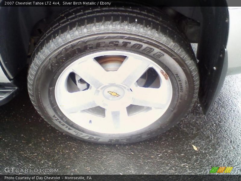 Silver Birch Metallic / Ebony 2007 Chevrolet Tahoe LTZ 4x4