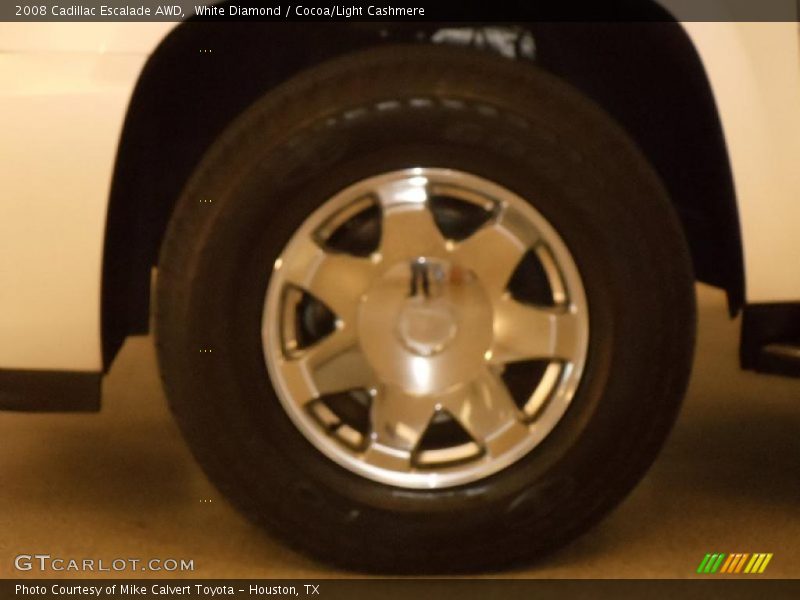 White Diamond / Cocoa/Light Cashmere 2008 Cadillac Escalade AWD