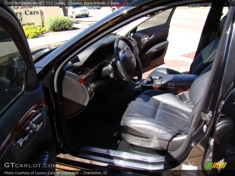 Obsidian Black Metallic / Black 2007 Mercedes-Benz S 550 Sedan