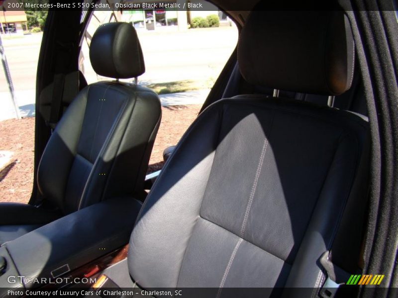 Obsidian Black Metallic / Black 2007 Mercedes-Benz S 550 Sedan