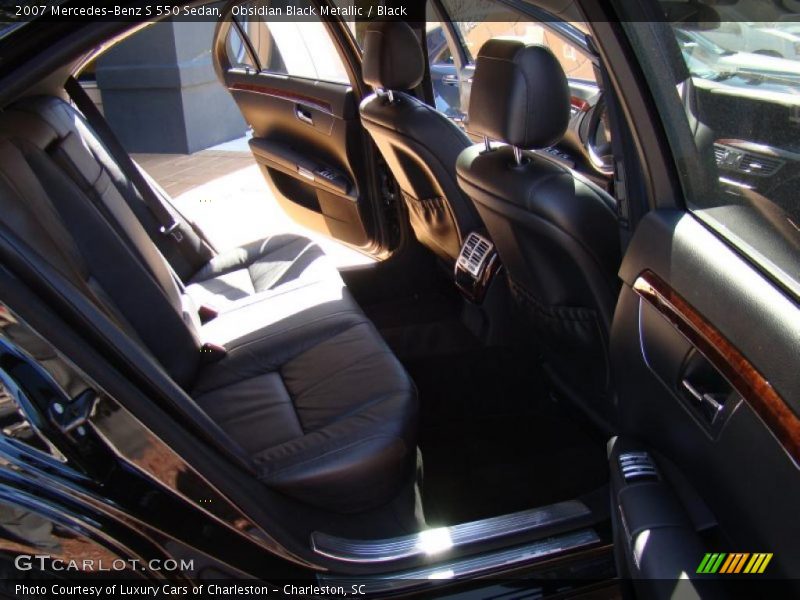 Obsidian Black Metallic / Black 2007 Mercedes-Benz S 550 Sedan