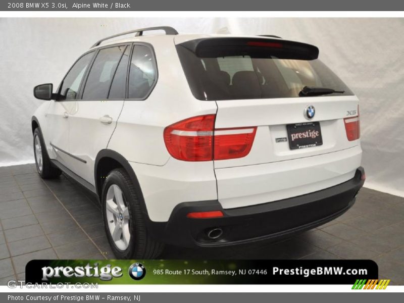 Alpine White / Black 2008 BMW X5 3.0si