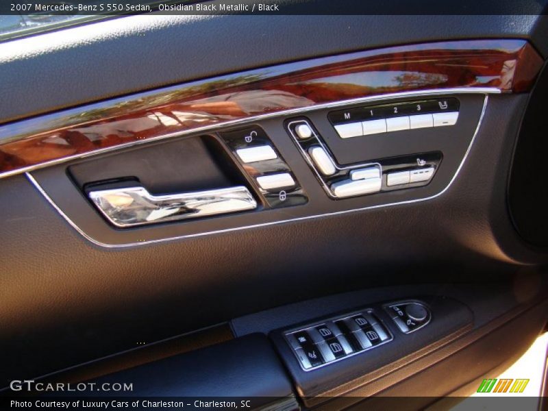 Obsidian Black Metallic / Black 2007 Mercedes-Benz S 550 Sedan