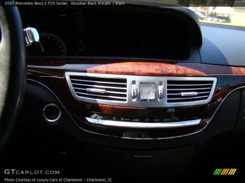 Obsidian Black Metallic / Black 2007 Mercedes-Benz S 550 Sedan