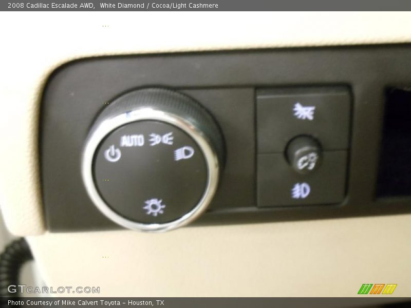 White Diamond / Cocoa/Light Cashmere 2008 Cadillac Escalade AWD