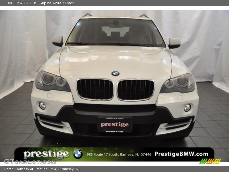 Alpine White / Black 2008 BMW X5 3.0si