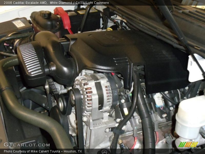 White Diamond / Cocoa/Light Cashmere 2008 Cadillac Escalade AWD