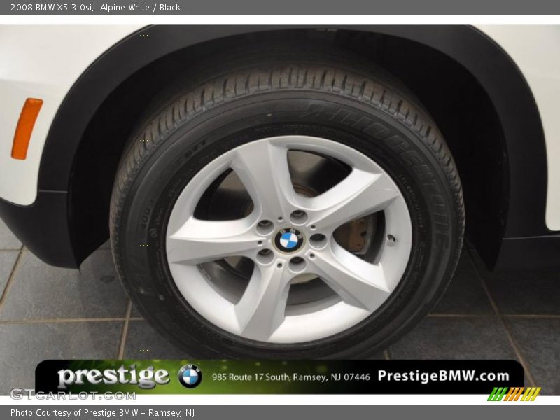 Alpine White / Black 2008 BMW X5 3.0si