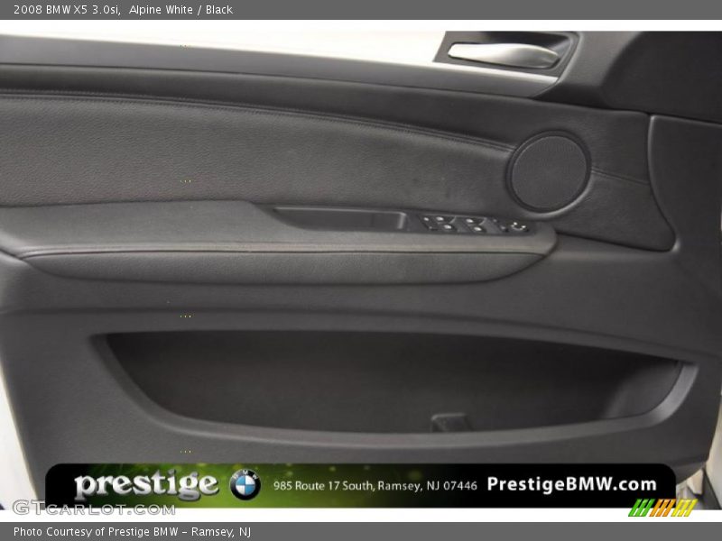 Alpine White / Black 2008 BMW X5 3.0si
