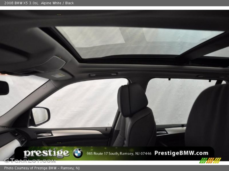 Alpine White / Black 2008 BMW X5 3.0si
