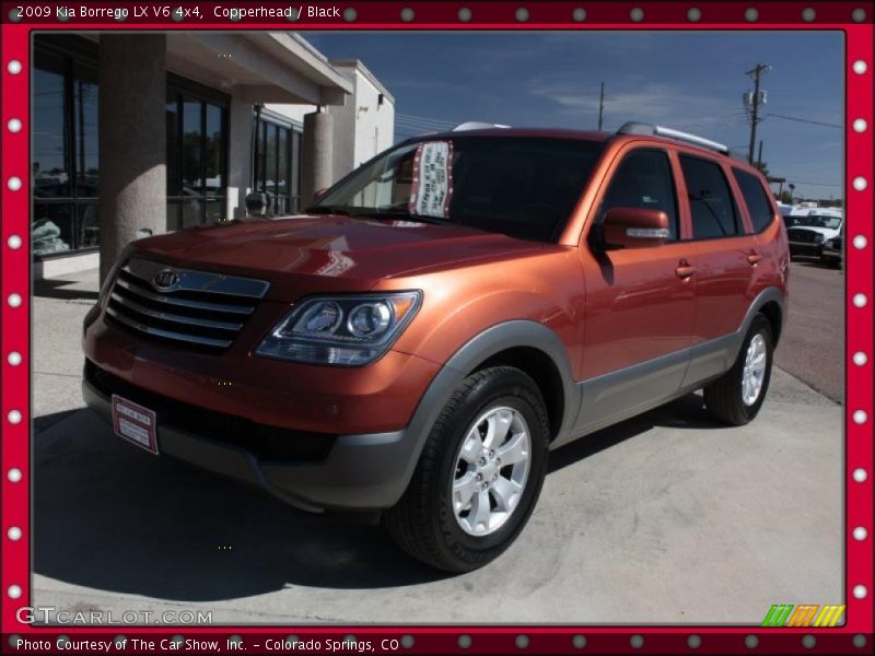 Copperhead / Black 2009 Kia Borrego LX V6 4x4
