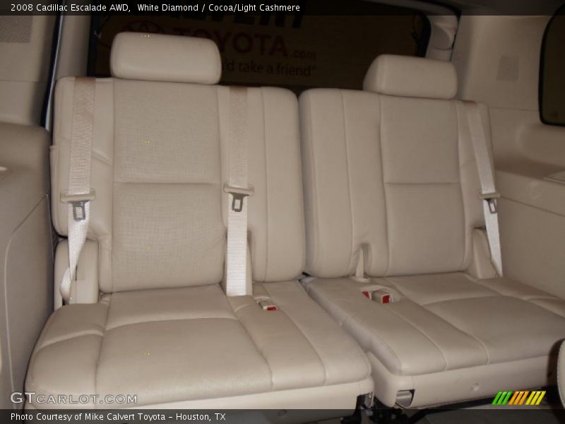 White Diamond / Cocoa/Light Cashmere 2008 Cadillac Escalade AWD