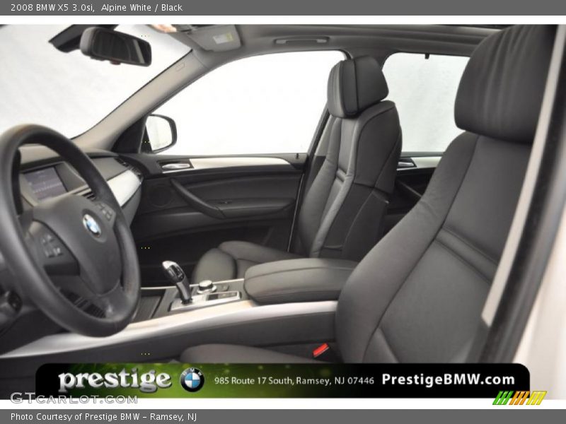Alpine White / Black 2008 BMW X5 3.0si