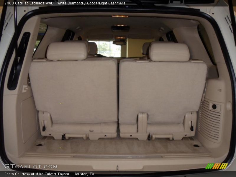 White Diamond / Cocoa/Light Cashmere 2008 Cadillac Escalade AWD
