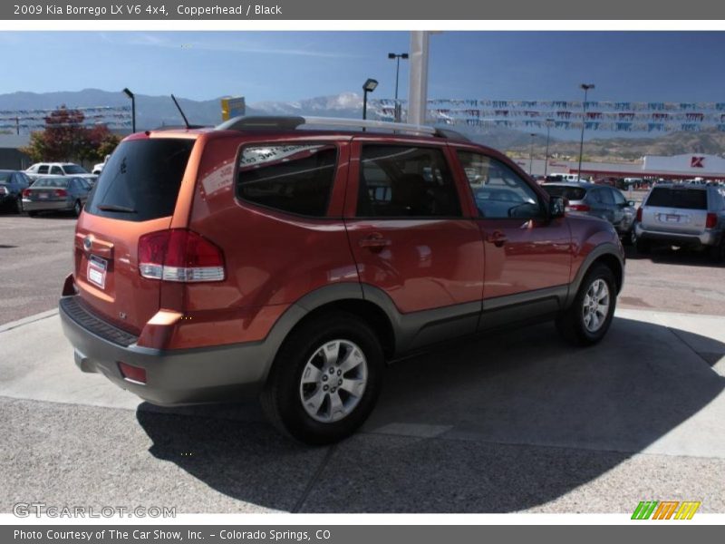 Copperhead / Black 2009 Kia Borrego LX V6 4x4