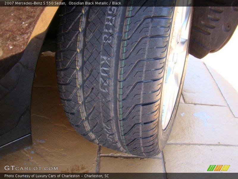 Obsidian Black Metallic / Black 2007 Mercedes-Benz S 550 Sedan