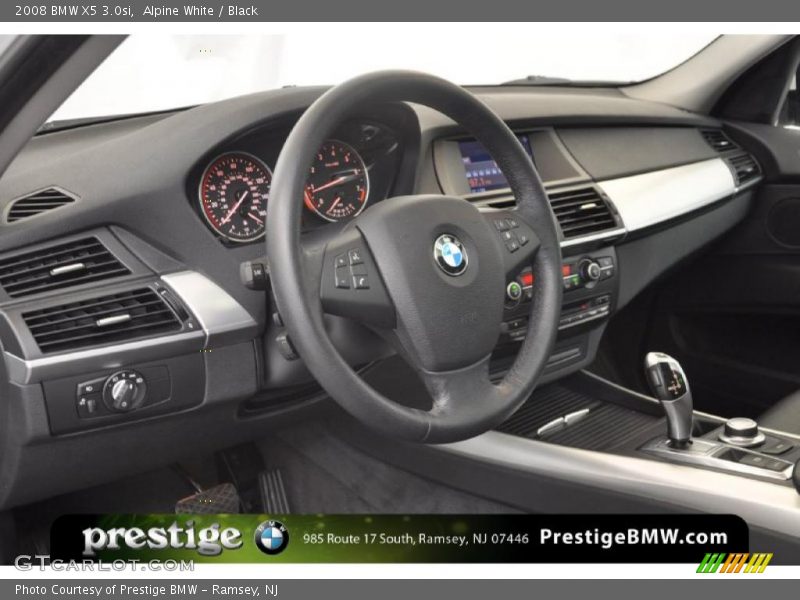 Alpine White / Black 2008 BMW X5 3.0si