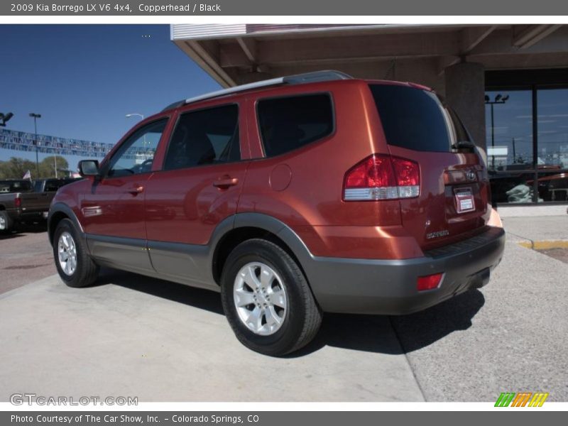 Copperhead / Black 2009 Kia Borrego LX V6 4x4