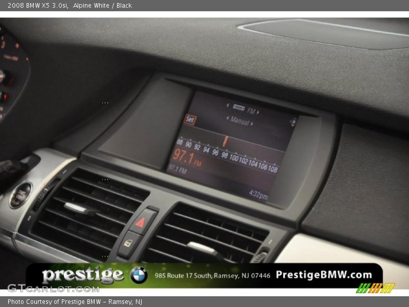 Alpine White / Black 2008 BMW X5 3.0si