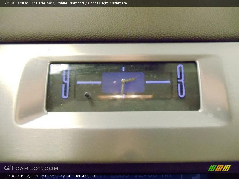 White Diamond / Cocoa/Light Cashmere 2008 Cadillac Escalade AWD