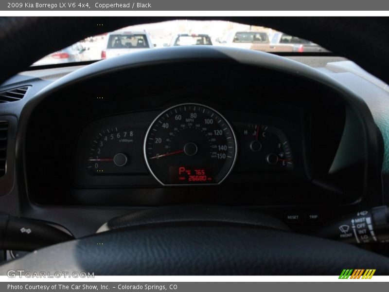 Copperhead / Black 2009 Kia Borrego LX V6 4x4