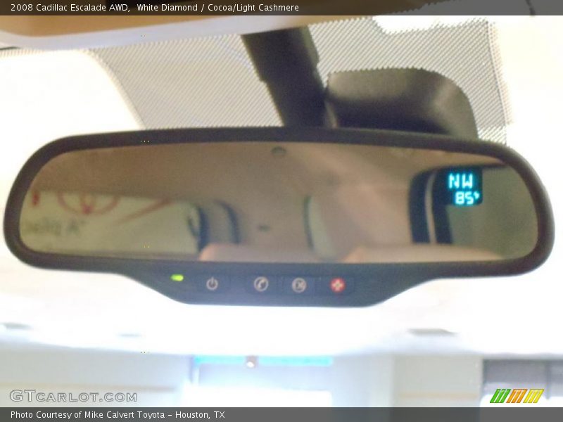 White Diamond / Cocoa/Light Cashmere 2008 Cadillac Escalade AWD