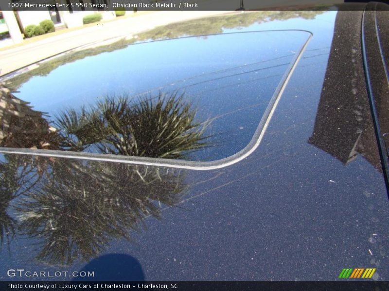 Obsidian Black Metallic / Black 2007 Mercedes-Benz S 550 Sedan