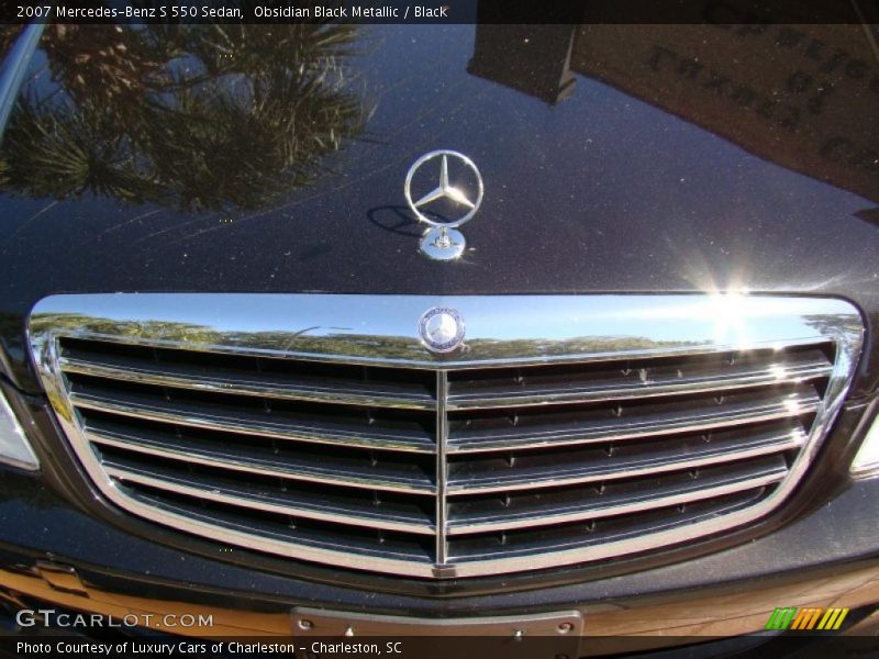 Obsidian Black Metallic / Black 2007 Mercedes-Benz S 550 Sedan
