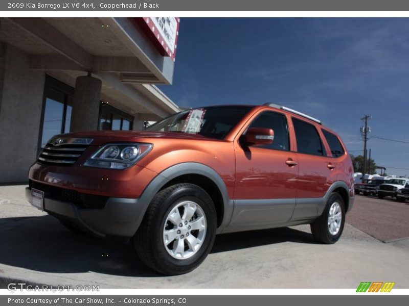 Copperhead / Black 2009 Kia Borrego LX V6 4x4