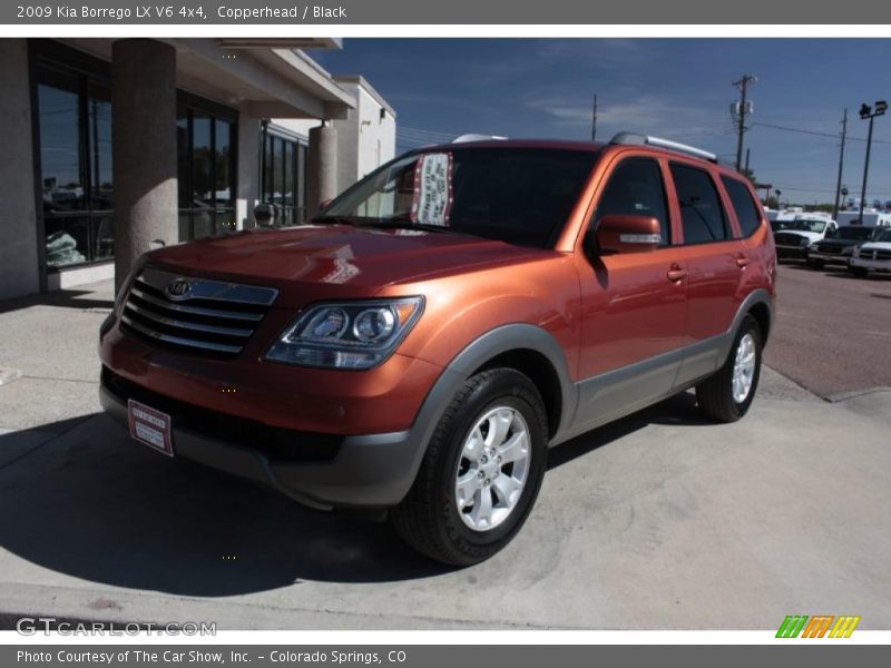 Copperhead / Black 2009 Kia Borrego LX V6 4x4